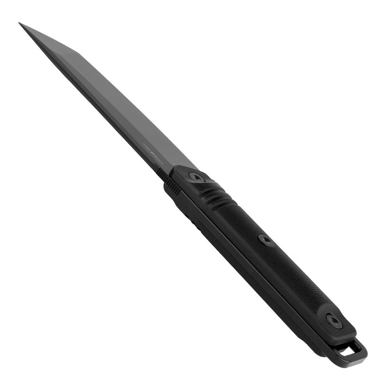 Kershaw Atreides Fixed Blade Knife, 65Mn Black Tanto Blade, Outdoor Work Knife with Sheath, Full Tang Handle - Image 5
